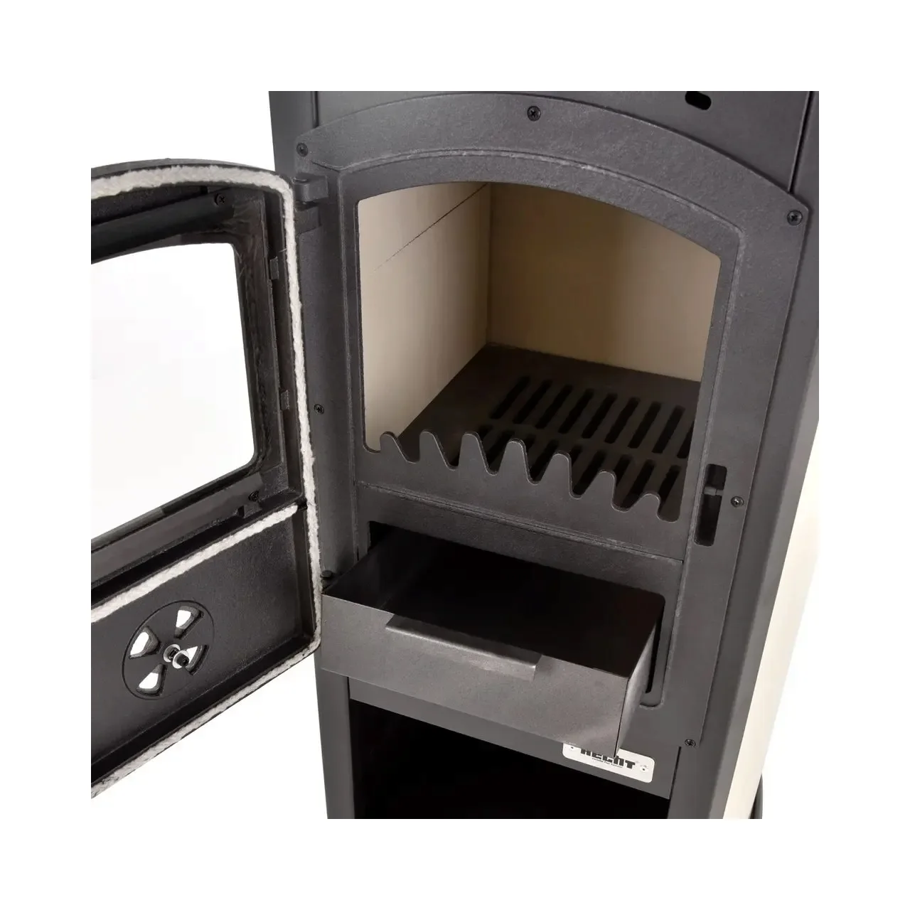 Soba pe lemne HECHT ARDENIS, 7-8 kW, diametru evacuare 120 mm, pentru lemne si bricheti 3