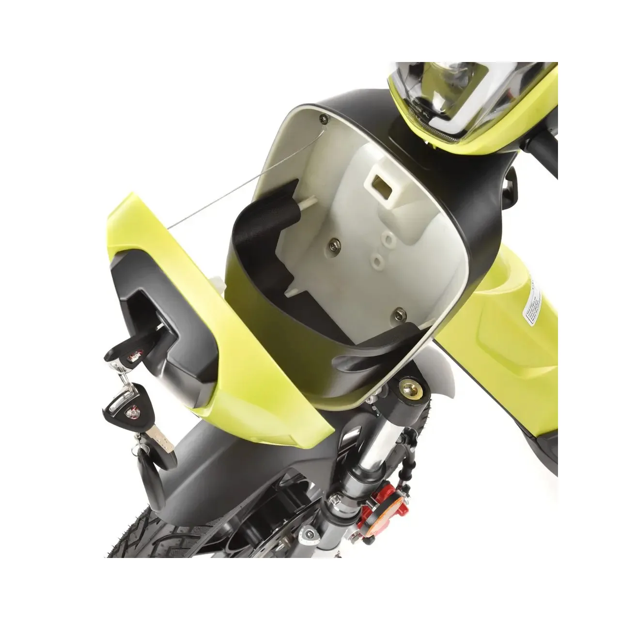 Scuter electric moped HECHT Betis Green, 800 W, autonomie 40 km, viteza maxima 40 km/h, acumulator Li-Ion 48 V, 12 Ah, verde 4