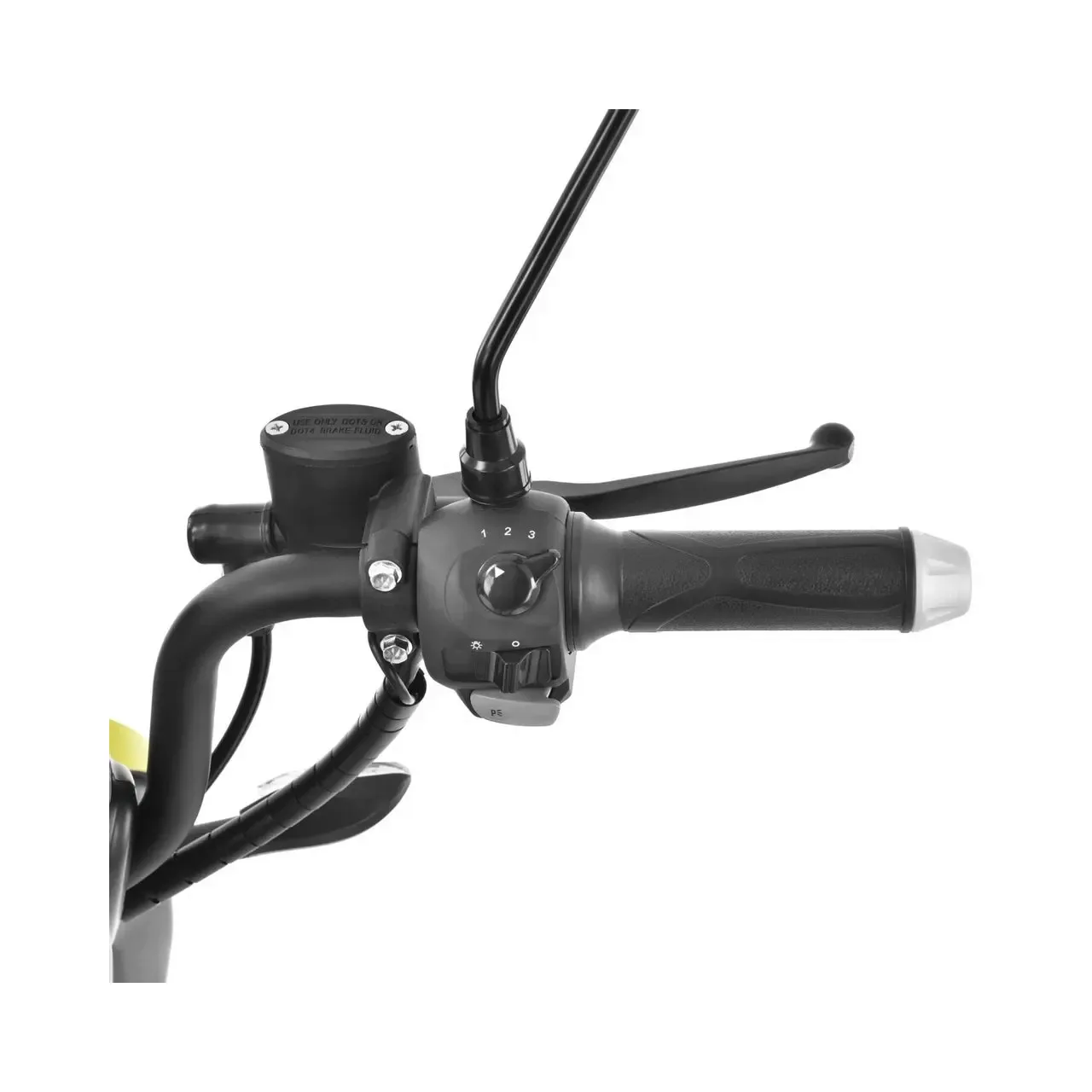 Scuter electric moped HECHT Betis Green, 800 W, autonomie 40 km, viteza maxima 40 km/h, acumulator Li-Ion 48 V, 12 Ah, verde 6