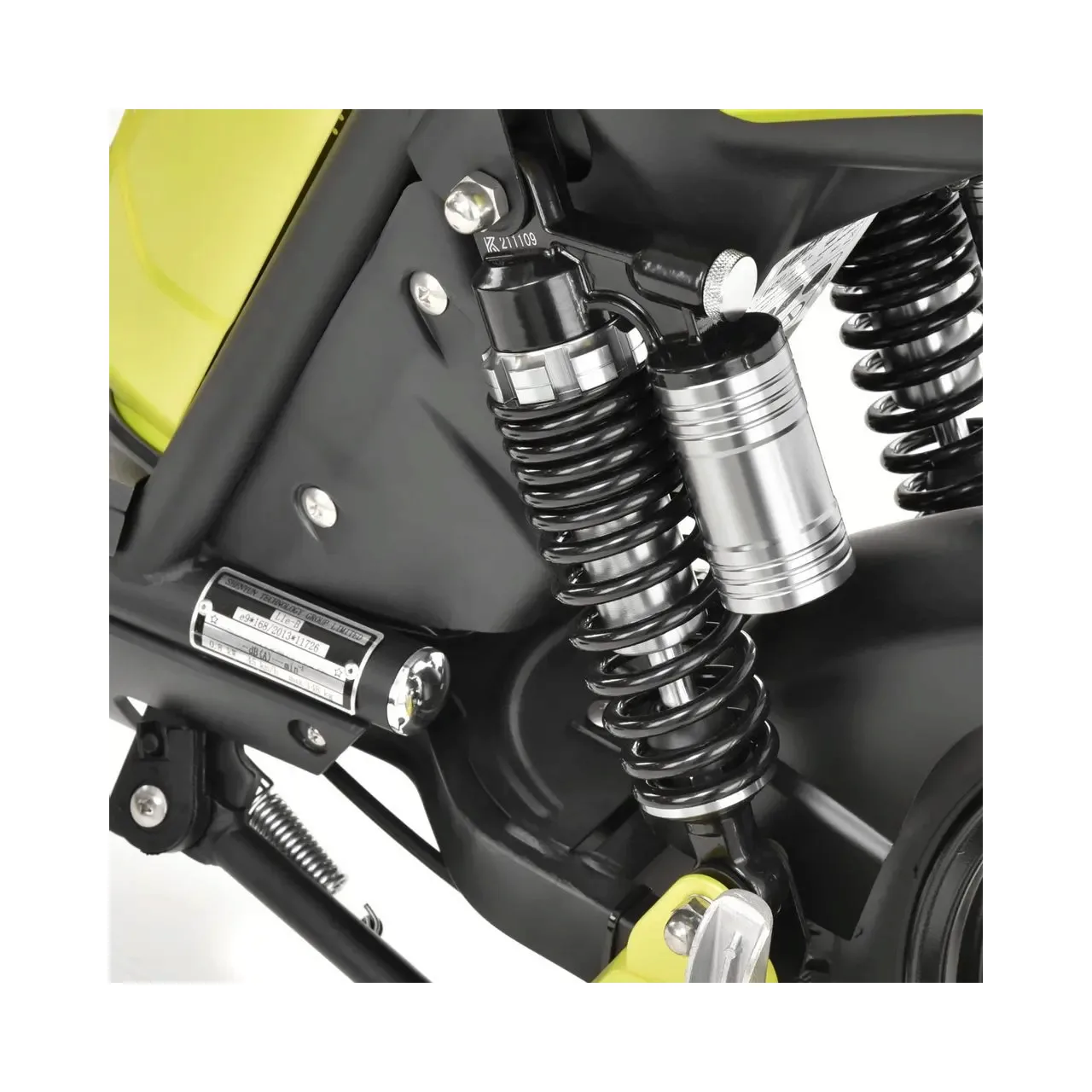 Scuter electric moped HECHT Betis Green, 800 W, autonomie 40 km, viteza maxima 40 km/h, acumulator Li-Ion 48 V, 12 Ah, verde 10
