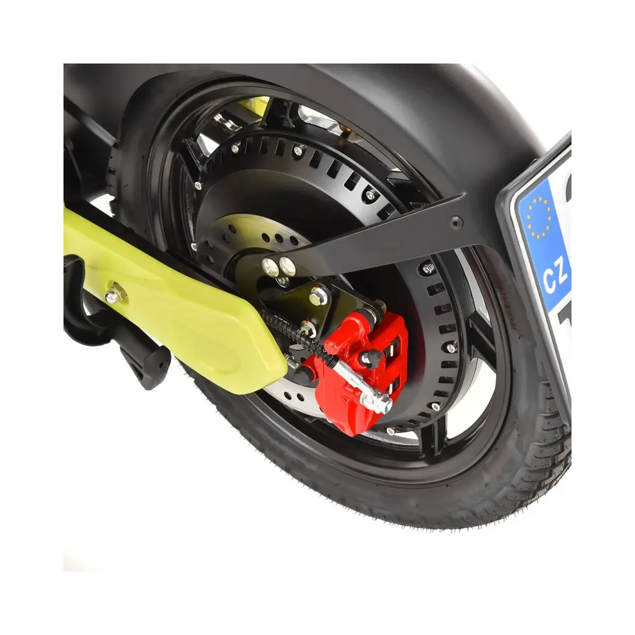 Scuter electric moped HECHT Betis Green, 800 W, autonomie 40 km, viteza maxima 40 km/h, acumulator Li-Ion 48 V, 12 Ah, verde 12