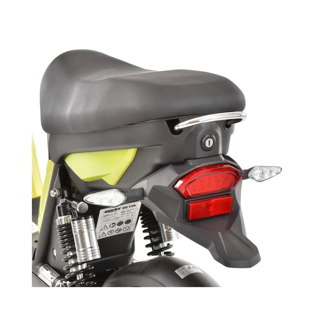 Scuter electric moped HECHT Betis Green, 800 W, autonomie 40 km, viteza maxima 40 km/h, acumulator Li-Ion 48 V, 12 Ah, verde 13