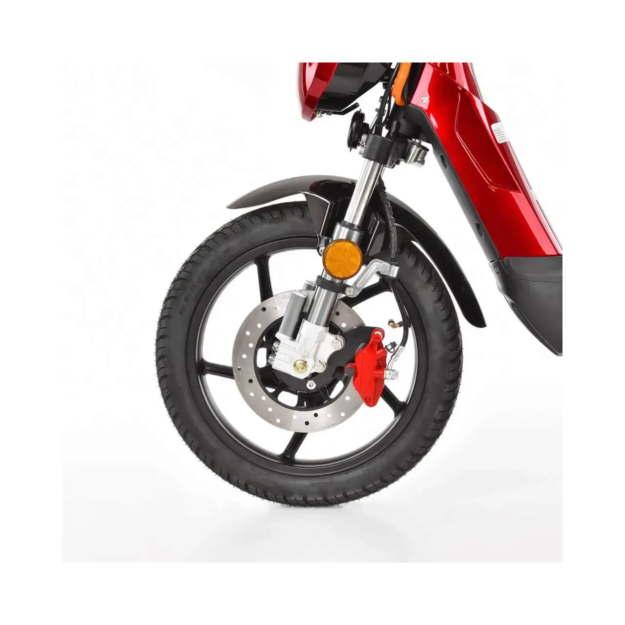 Scuter electric moped HECHT Betis Red, 800 W, autonomie 40 km, viteza maxima 40 km/h, acumulator Li-Ion 48 V, 12 Ah, rosu 2