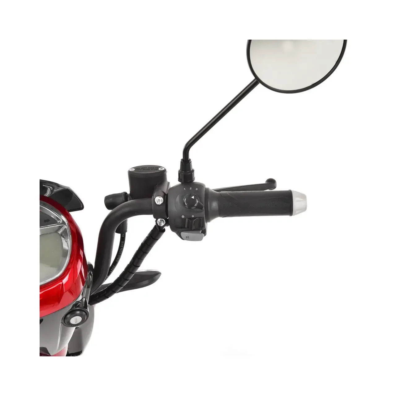 Scuter electric moped HECHT Betis Red, 800 W, autonomie 40 km, viteza maxima 40 km/h, acumulator Li-Ion 48 V, 12 Ah, rosu 6