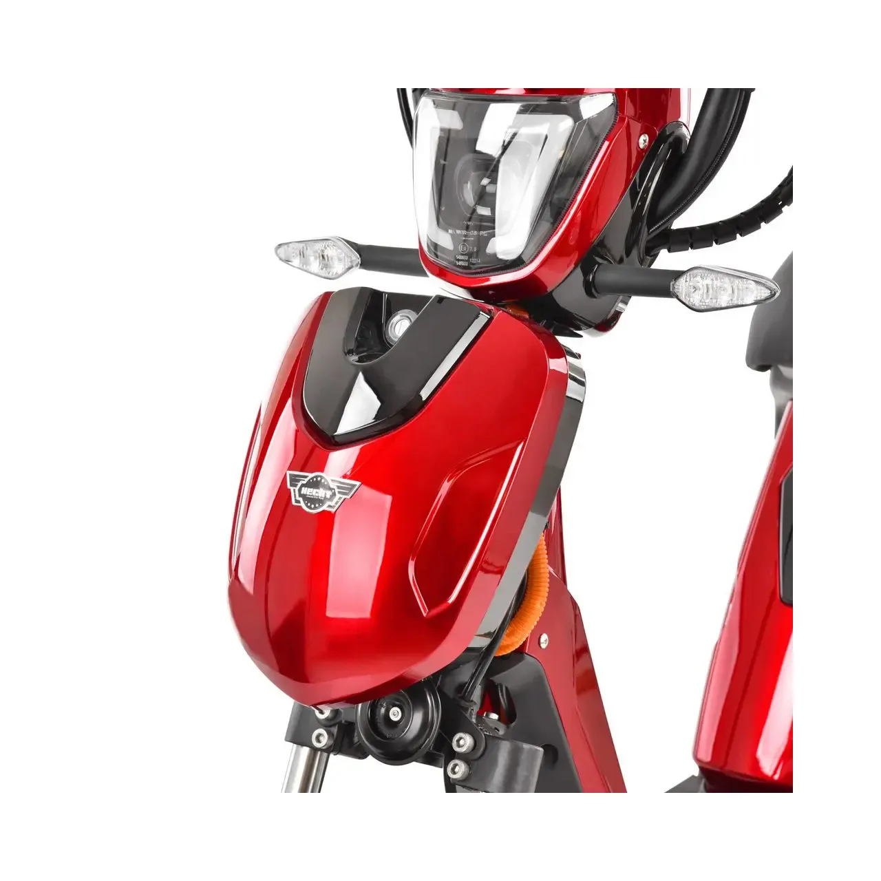 Scuter electric moped HECHT Betis Red, 800 W, autonomie 40 km, viteza maxima 40 km/h, acumulator Li-Ion 48 V, 12 Ah, rosu 9
