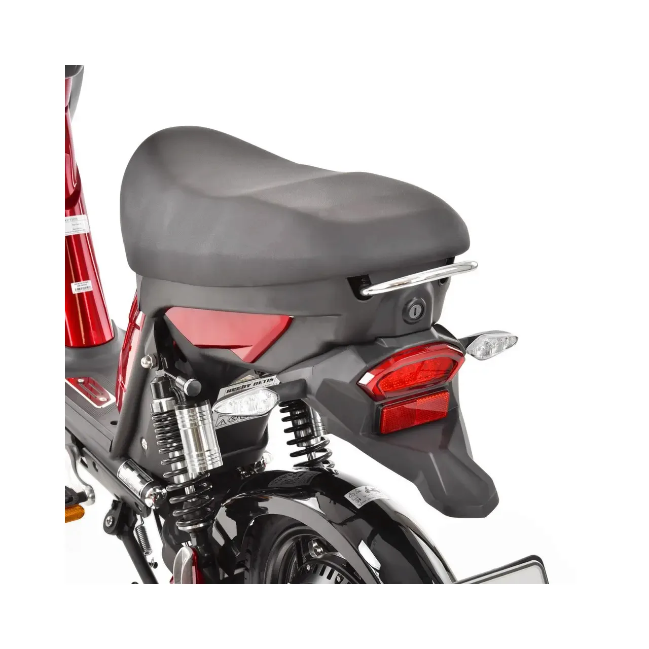 Scuter electric moped HECHT Betis Red, 800 W, autonomie 40 km, viteza maxima 40 km/h, acumulator Li-Ion 48 V, 12 Ah, rosu 13