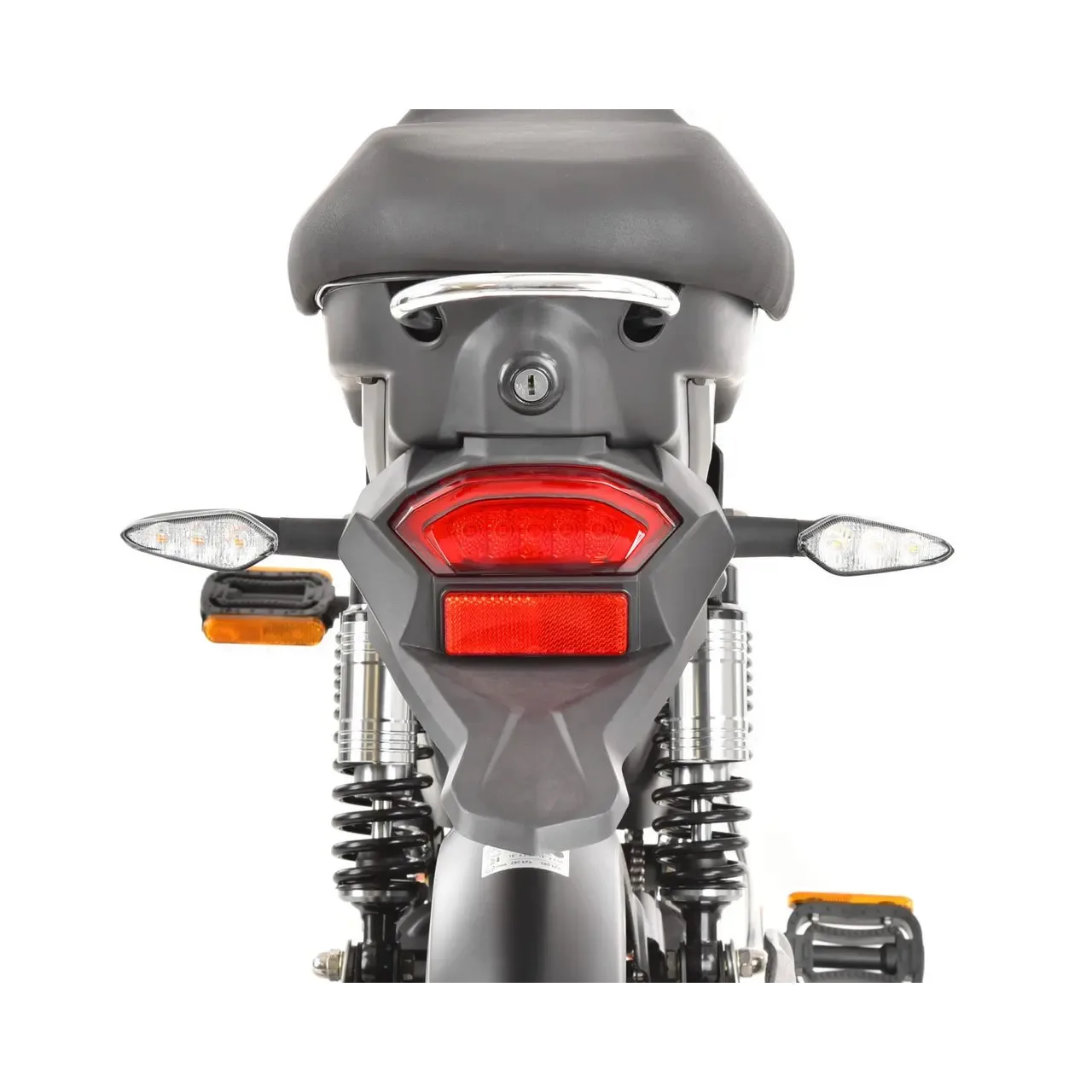 Scuter electric moped HECHT Betis Silver, 800 W, autonomie 40 km, viteza maxima 40 km/h, acumulator Li-Ion 48 V, 12 Ah, argintiu 1