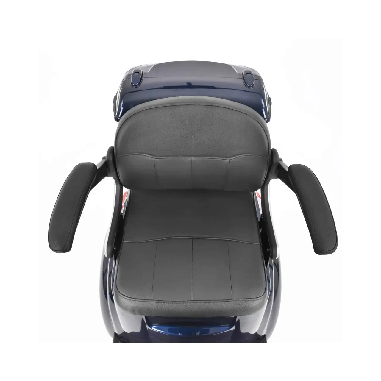 Scuter electric HECHT Citis Max Blue, scaun reglabil, cotiere, acumulator 60 V, 20 Ah, motor 800 W, viteza maxima de 25 km/h, albastru 3