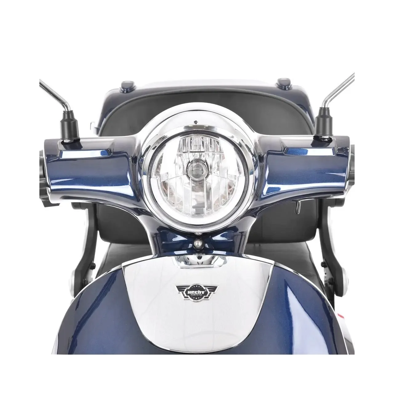 Scuter electric HECHT Citis Max Blue, scaun reglabil, cotiere, acumulator 60 V, 20 Ah, motor 800 W, viteza maxima de 25 km/h, albastru 10