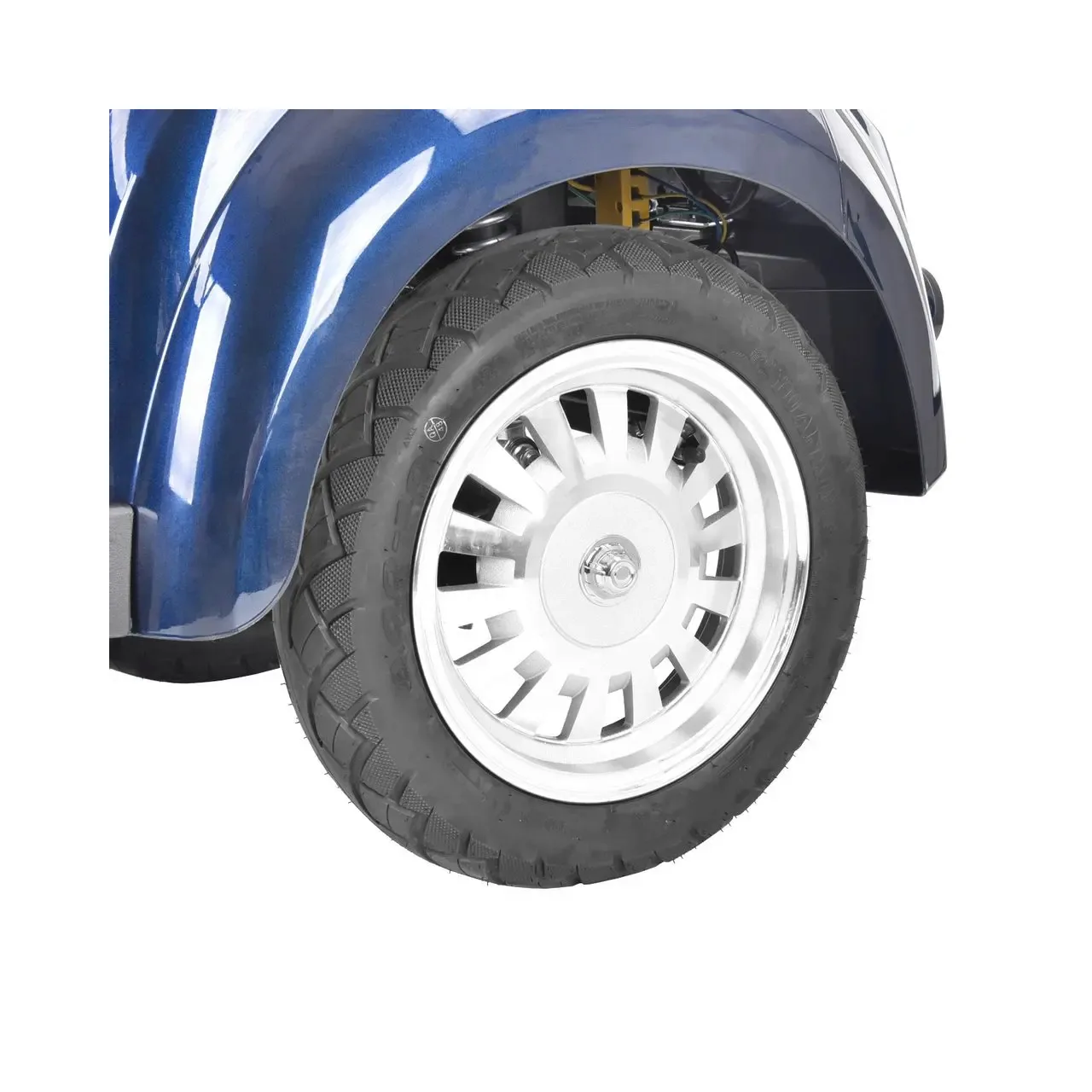 Scuter electric HECHT Citis Max Blue, scaun reglabil, cotiere, acumulator 60 V, 20 Ah, motor 800 W, viteza maxima de 25 km/h, albastru 13