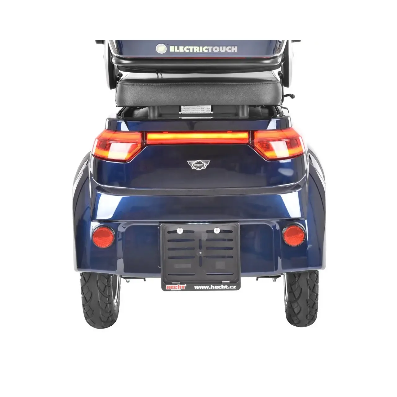 Scuter electric HECHT Citis Max Blue, scaun reglabil, cotiere, acumulator 60 V, 20 Ah, motor 800 W, viteza maxima de 25 km/h, albastru 14