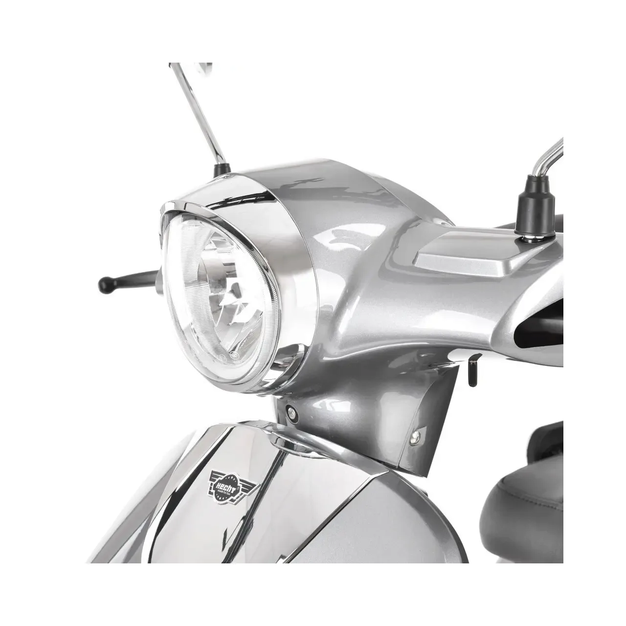 Scuter electric HECHT Citis Max Shadow, scaun reglabil, cotiere, acumulator 60 V, 20 Ah, motor 800 W, viteza maxima de 25 km/h, gri 10