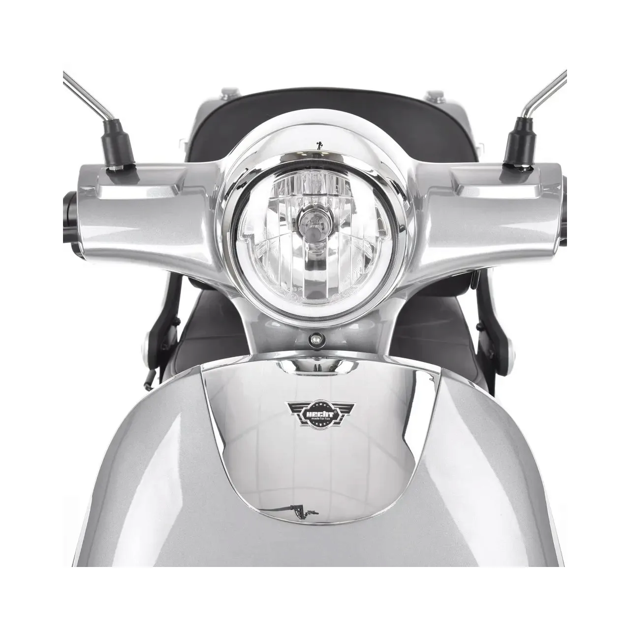 Scuter electric HECHT Citis Max Shadow, scaun reglabil, cotiere, acumulator 60 V, 20 Ah, motor 800 W, viteza maxima de 25 km/h, gri 11