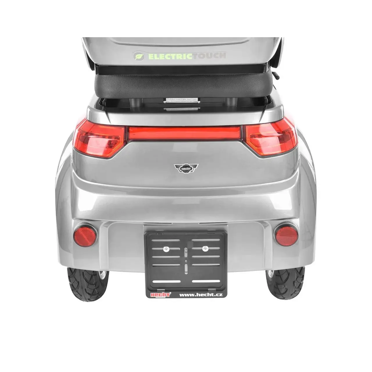 Scuter electric HECHT Citis Max Shadow, scaun reglabil, cotiere, acumulator 60 V, 20 Ah, motor 800 W, viteza maxima de 25 km/h, gri 15