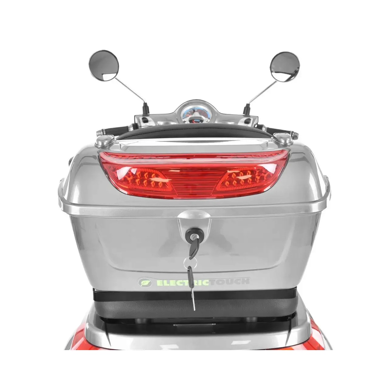 Scuter electric HECHT Citis Max Shadow, scaun reglabil, cotiere, acumulator 60 V, 20 Ah, motor 800 W, viteza maxima de 25 km/h, gri 17