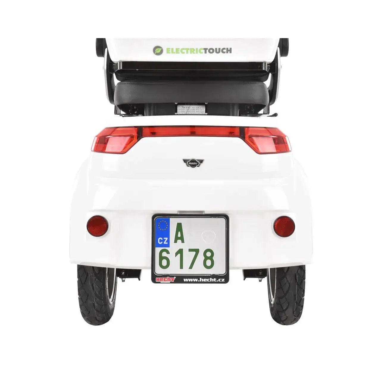 Scuter electric Hecht citis max white motor 800 w viteza maxima 25 km h culoare alb metalizat 15