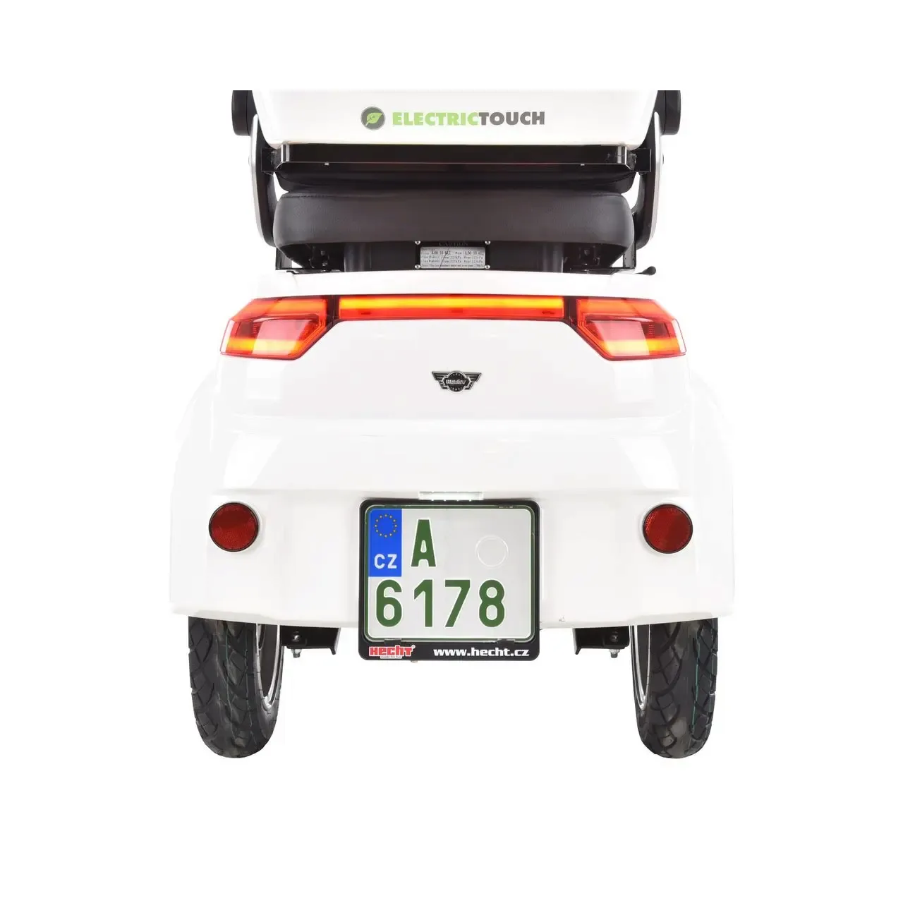 Scuter electric Hecht citis max white motor 800 w viteza maxima 25 km h culoare alb metalizat 16