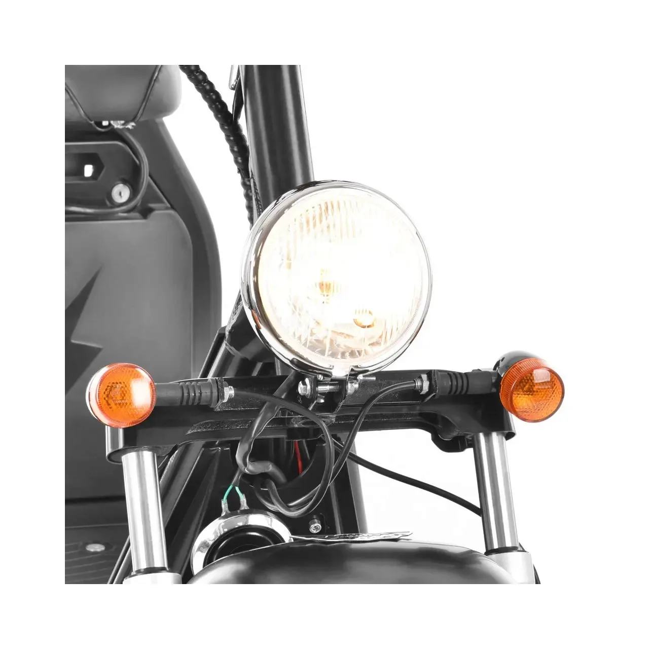 Scuter electric Hecht cocis zero black motor 1500 w viteza maxima 45 km h 6