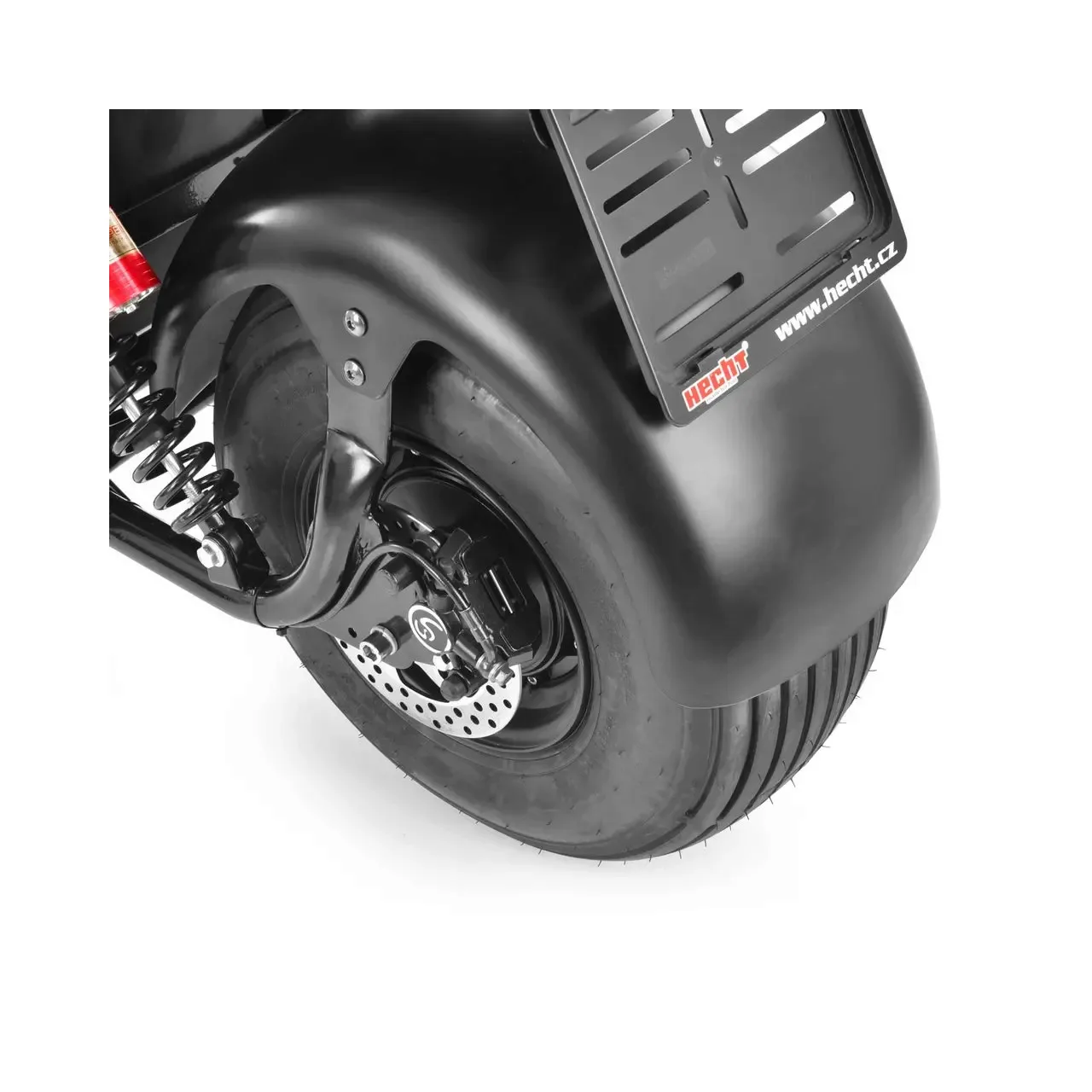 Scuter electric Hecht cocis zero black motor 1500 w viteza maxima 45 km h 10