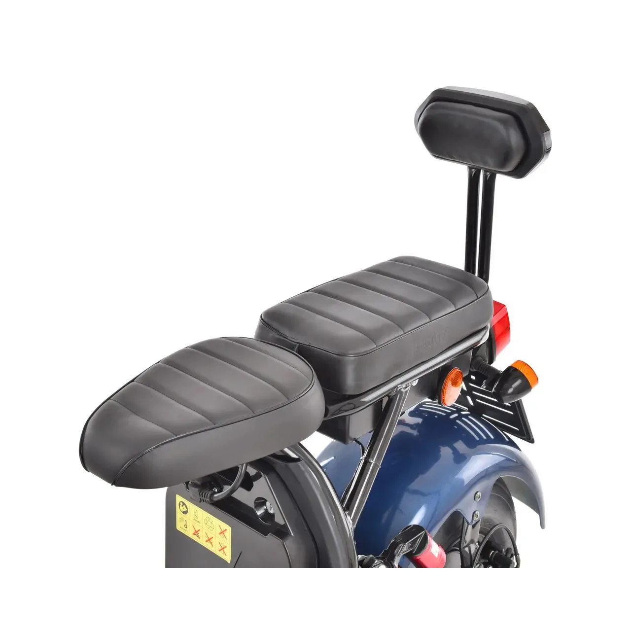 Scuter electric Hecht cocis zero blue motor 1500 w viteza maxima 45 km h 6