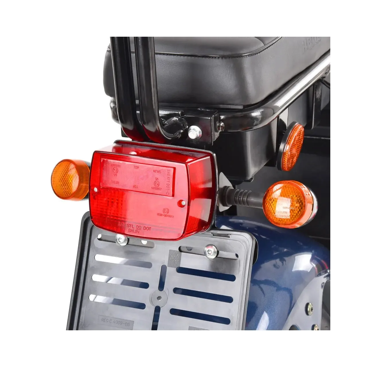 Scuter electric Hecht cocis zero blue motor 1500 w viteza maxima 45 km h 9