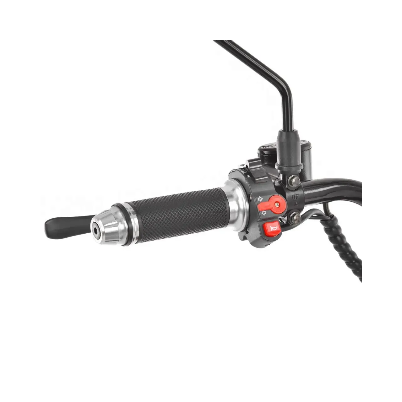 Scuter electric HECHT Cocis Zero Red, acumulator 60 V, 20 Ah, motor 1500 W, anvelope 18 x 9.50 inch, viteza maxima de 45 km/h, rosu 2