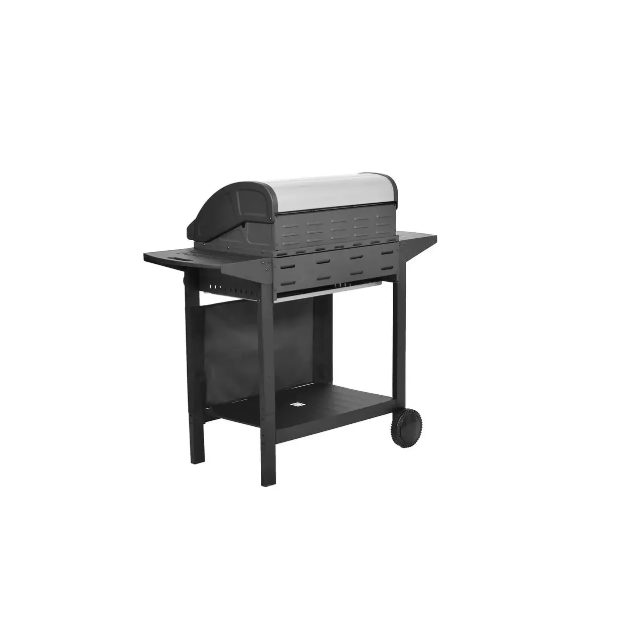 Gratar pe gaz cu 3 arzatoare HECHT Contact 3, 10.5 kW, suprafata gatit 62 x 42 cm, gratar din fonta, cu termometru, roti pentru transport 13