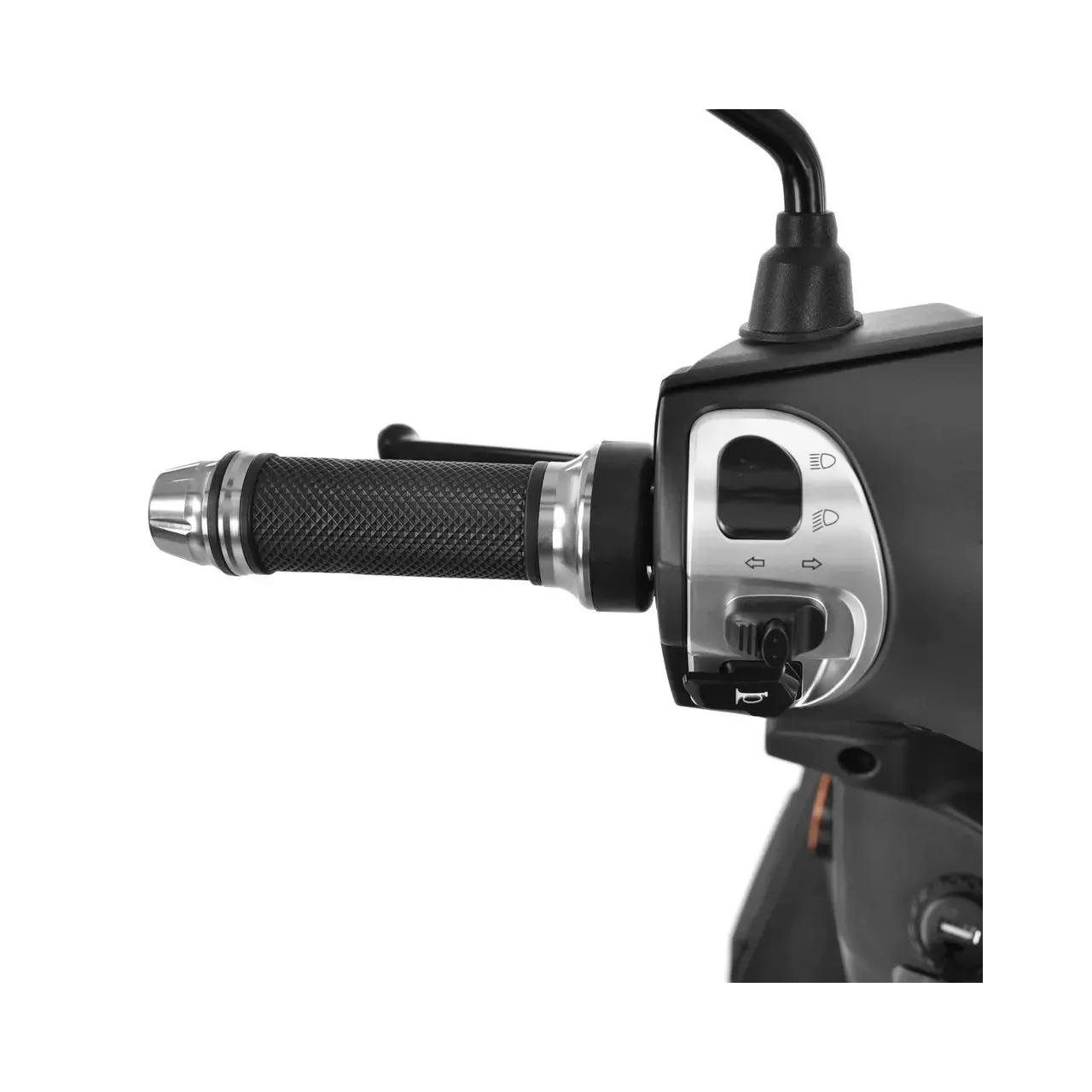 Scuter electric HECHT Equis Black, acumulator 72 V, 20 Ah, motor 1800 W, viteza maxima de 45 km/h, autonomie 65 km, negru 5