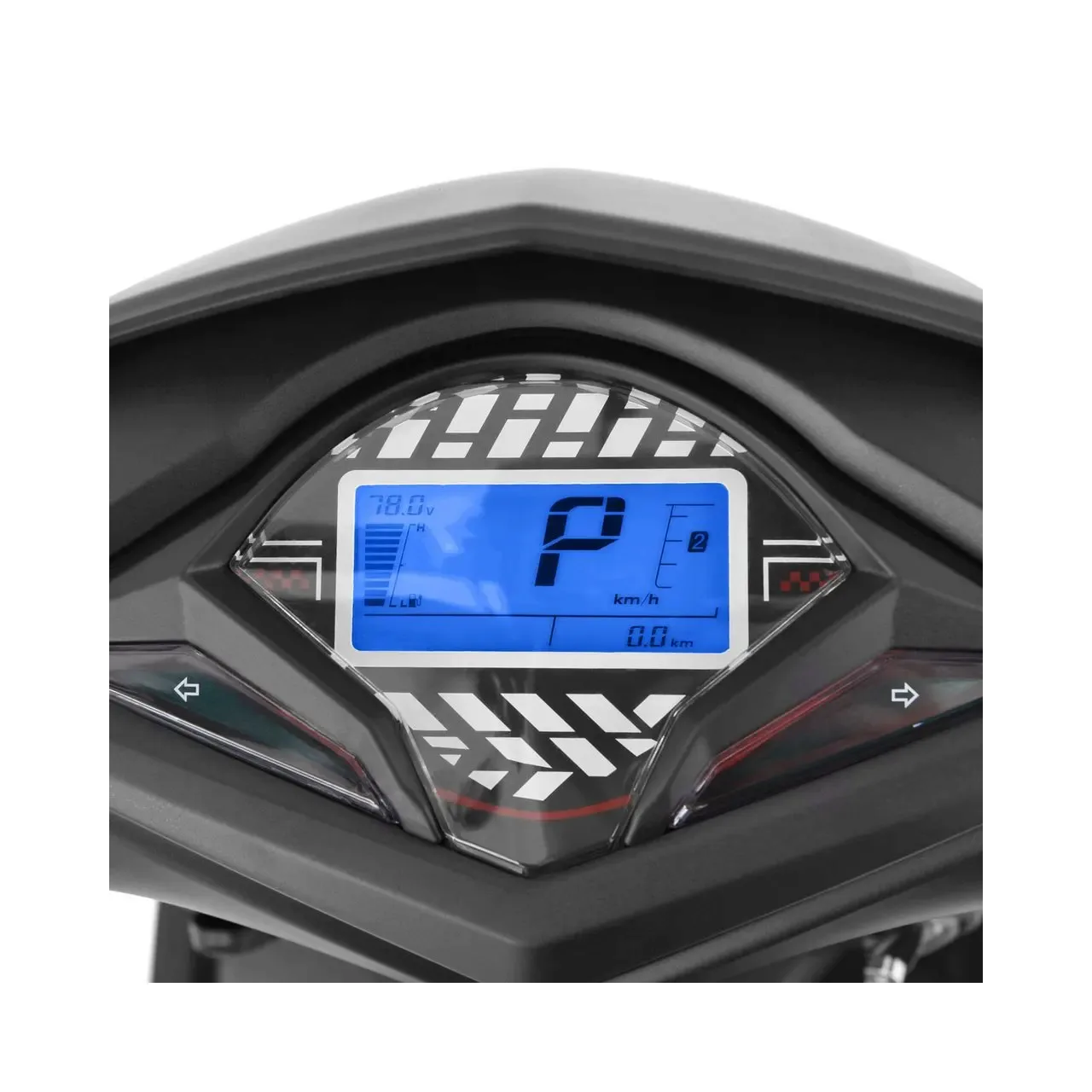 Scuter electric HECHT Equis Black, acumulator 72 V, 20 Ah, motor 1800 W, viteza maxima de 45 km/h, autonomie 65 km, negru 6