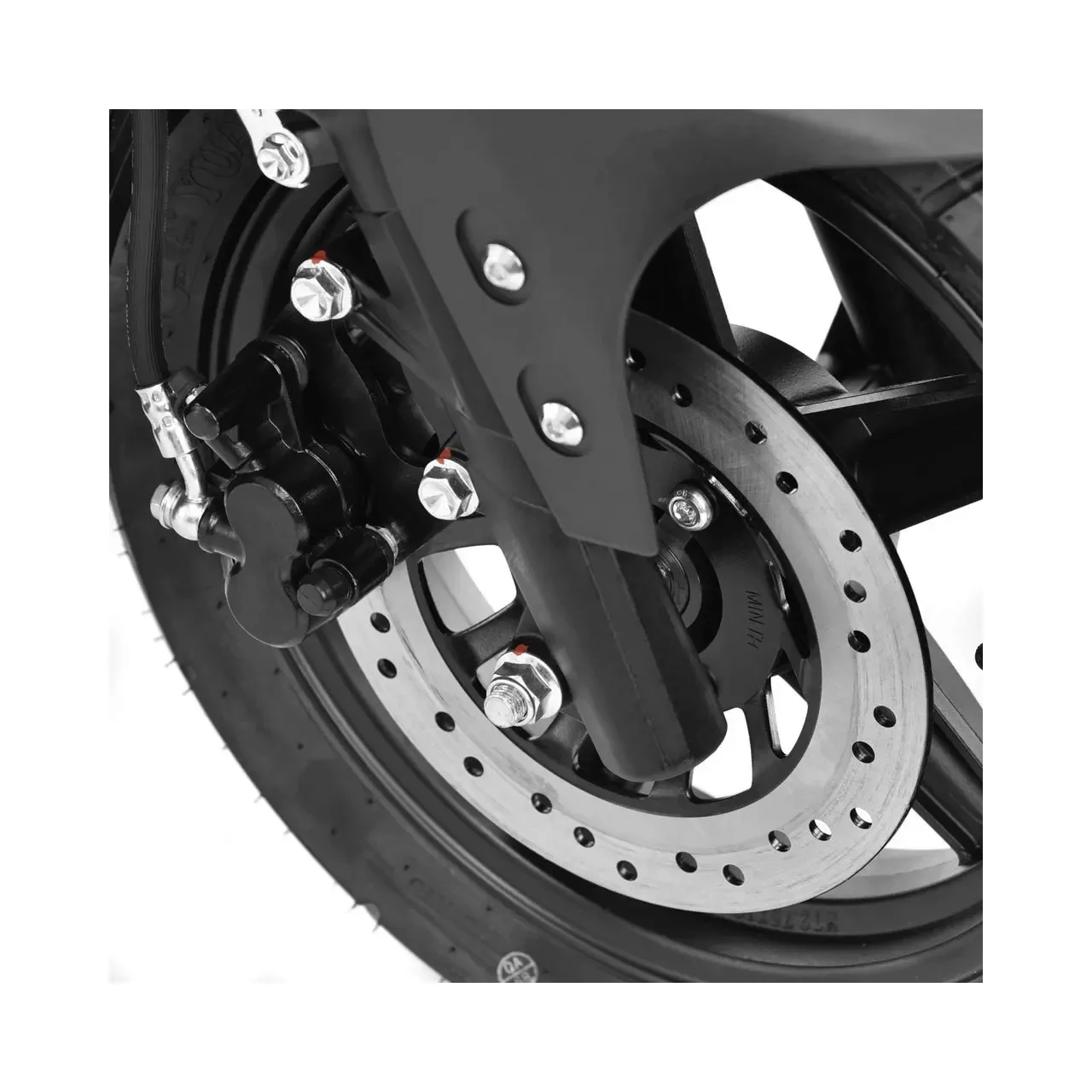 Scuter electric HECHT Equis Black, acumulator 72 V, 20 Ah, motor 1800 W, viteza maxima de 45 km/h, autonomie 65 km, negru 12