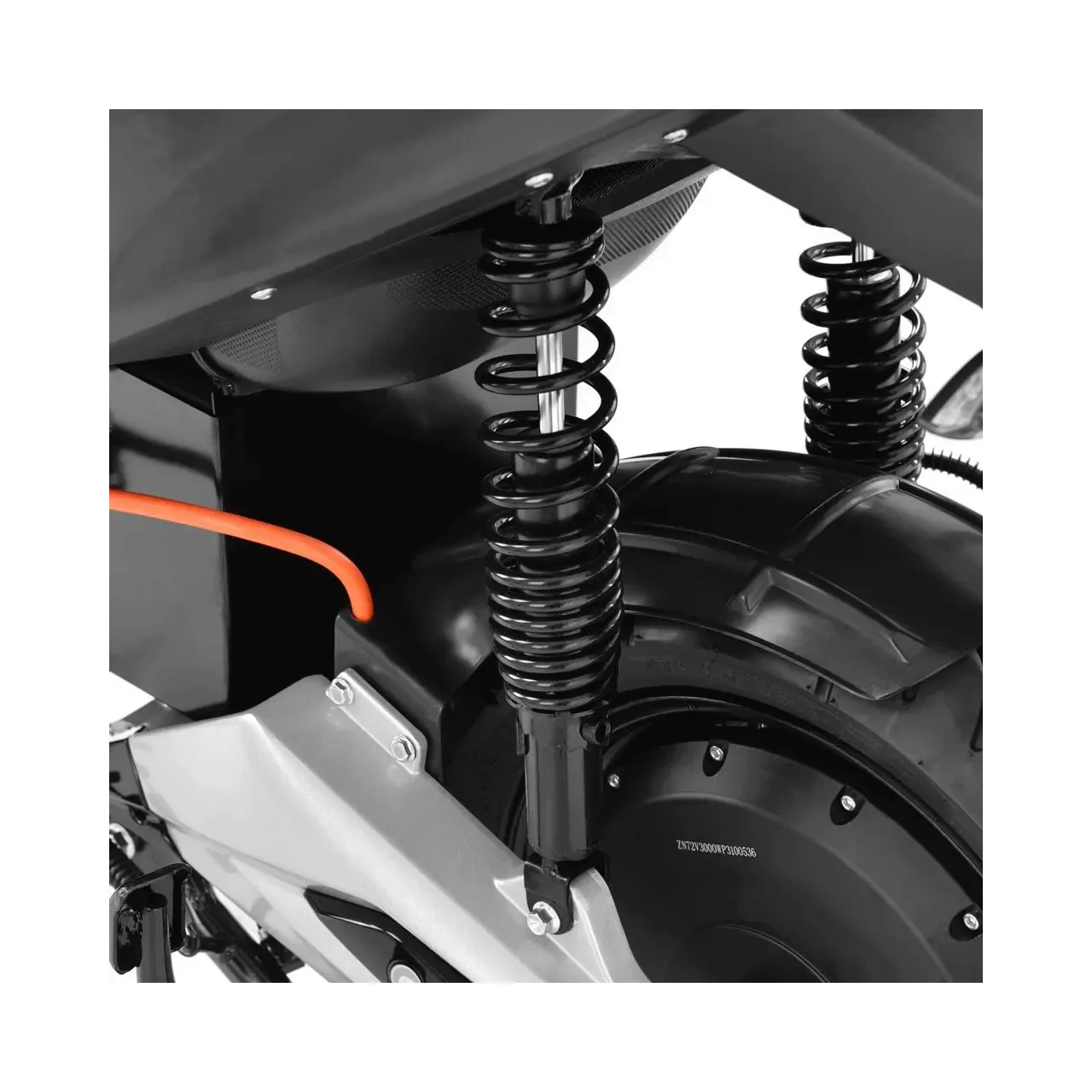 Scuter electric HECHT Equis Black, acumulator 72 V, 20 Ah, motor 1800 W, viteza maxima de 45 km/h, autonomie 65 km, negru 14