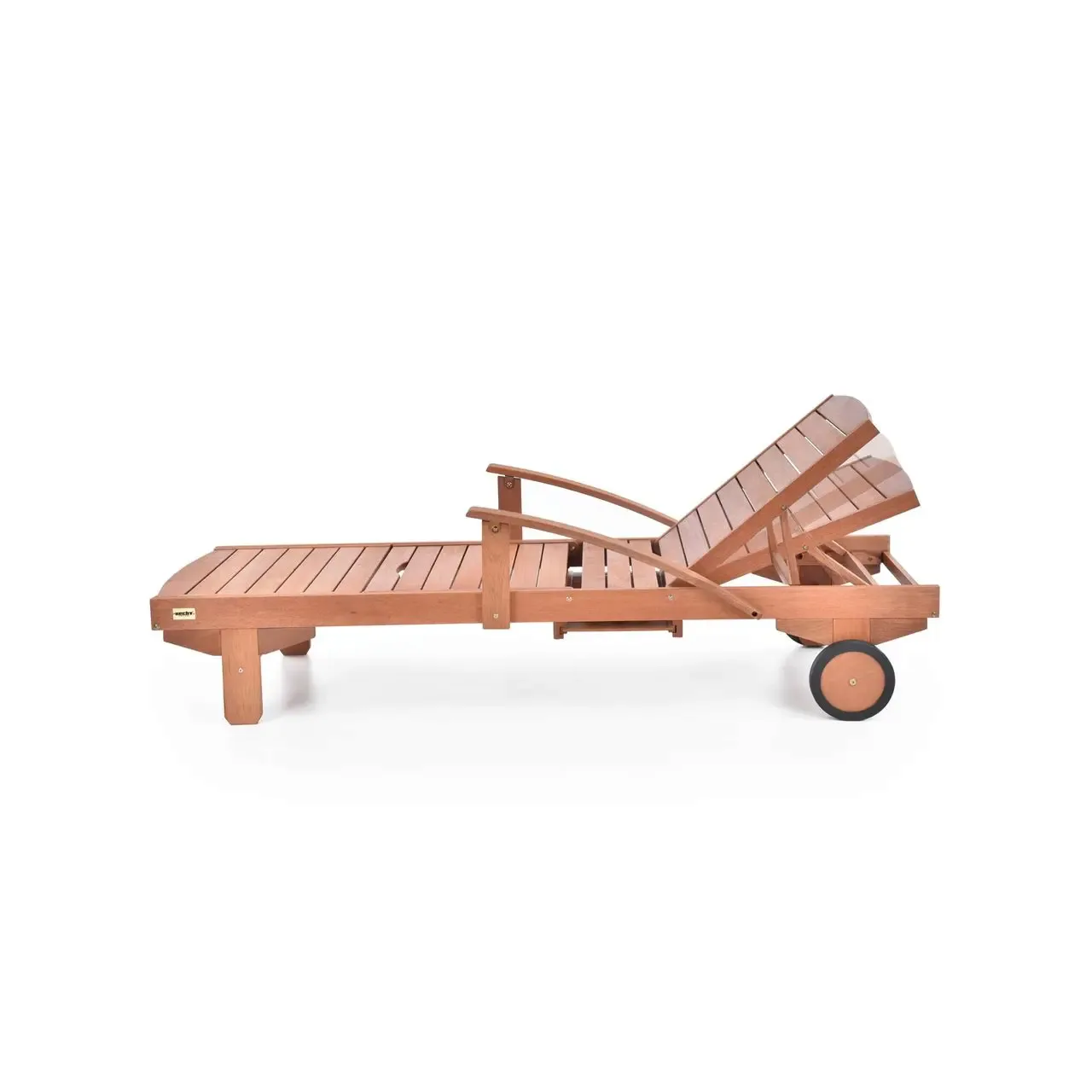 Sezlong reglabil HECHT Era, din lemn tropical dur Meranti, greutate maxima suportata 250 kg 3