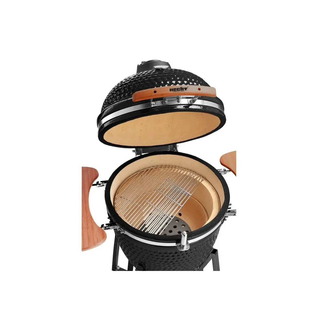 Gratar de gradina ceramica cu carbuni - HECHT FERNO BLACK 4