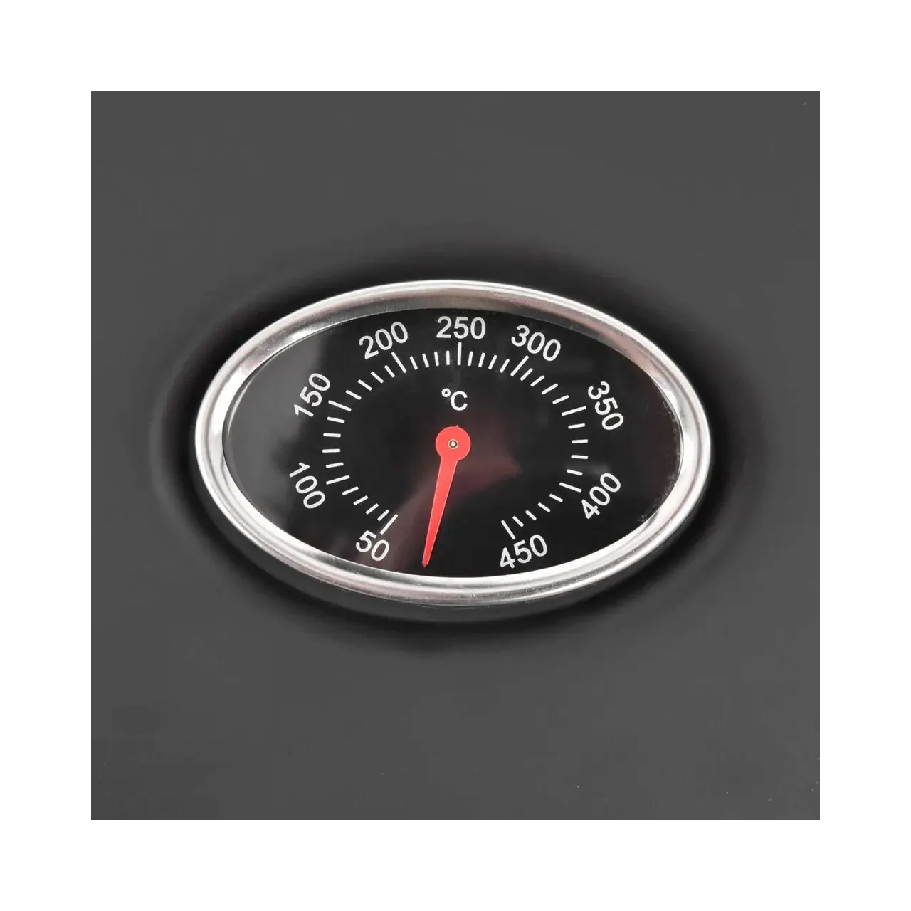 Gratar pe gaz cu 3 arzatoare HECHT FIREWOOD 3, 10.5 kW, gratar din fonta, cu termometru, roti pentru transport, 130x108x50 cm 5