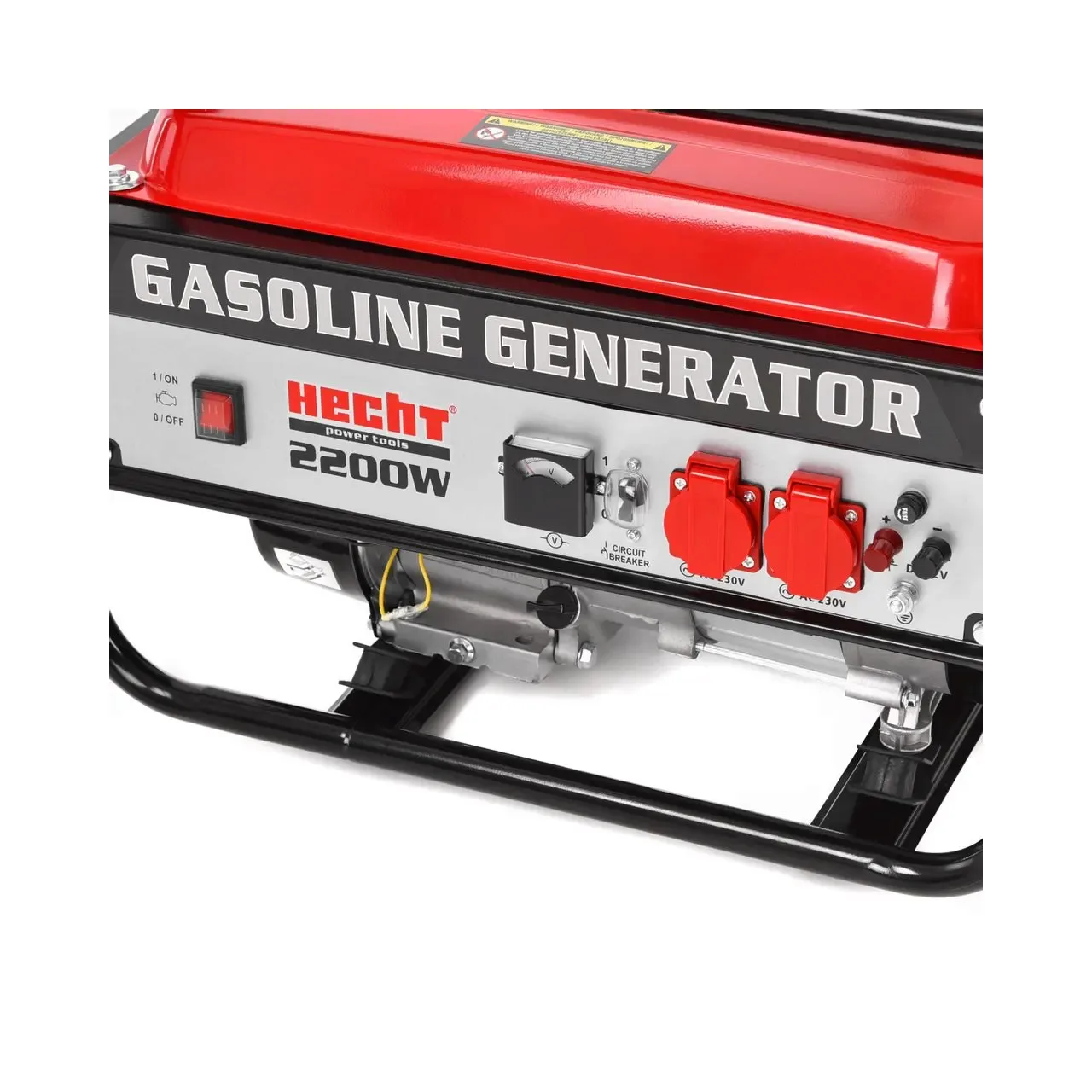 Generator de curent monofazat HECHT GG2500, motor benzina, 4 timpi, 196 CC, 2.2 kW, max 3 kW, cu maner 1