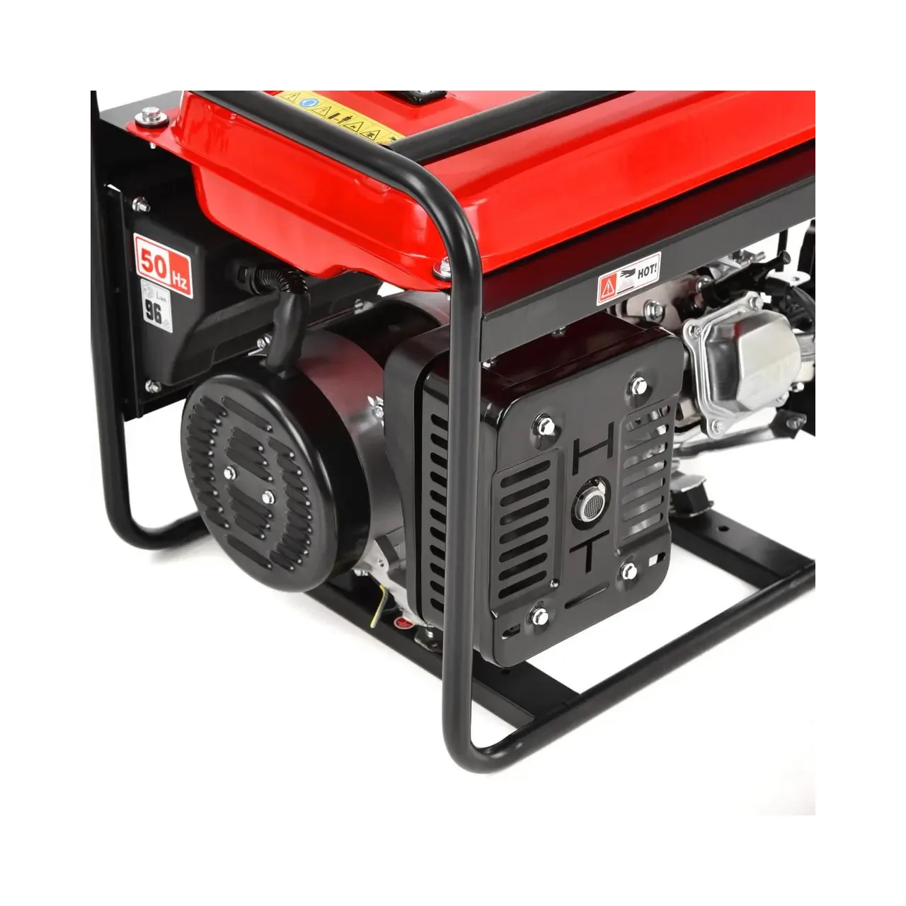 Generator de curent monofazat HECHT GG 3300, motor benzina, 4 timpi, 208 CC, 2.6 kW, max 3 kW, cu maner 2