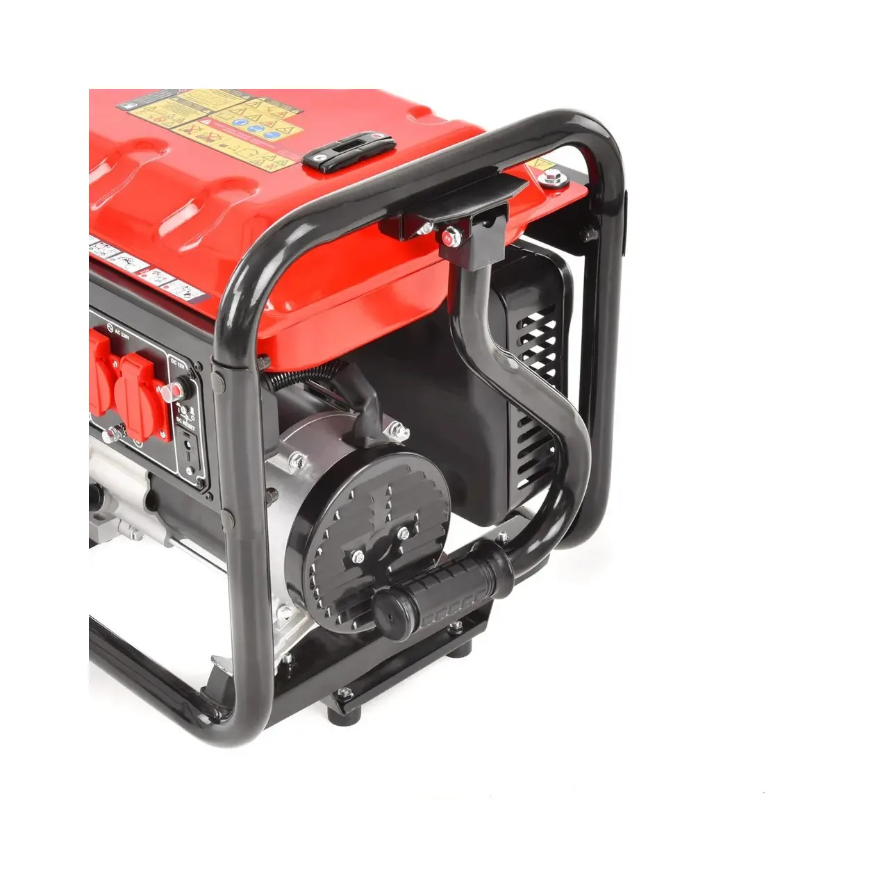 Generator de curent monofazat Hecht GG 3300 W, motor benzina 4T, 208 CC, max 3000 W, cu AVR, 2 x priza 230V - 16A, 1 x priza 12V 2