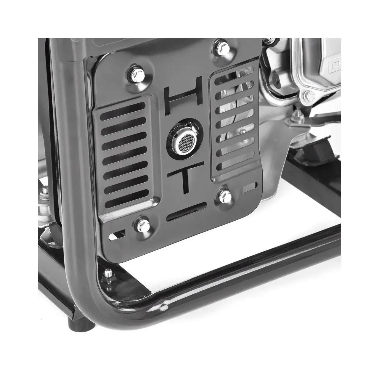 Generator de curent monofazat Hecht GG 3300 W, motor benzina 4T, 208 CC, max 3000 W, cu AVR, 2 x priza 230V - 16A, 1 x priza 12V 6