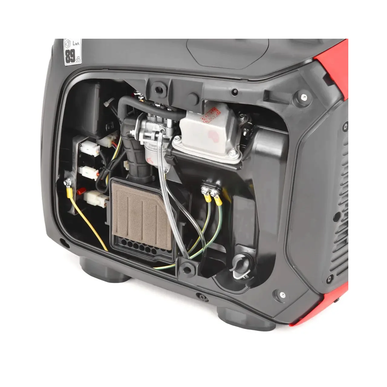 Generator invertor monofazat HECHT IG 2201, motor benzina 4T, 79.8 CC, max 2000 W, 1 x priza 230 V, 1 x 12 V DC, 2 x USB 5 V 2