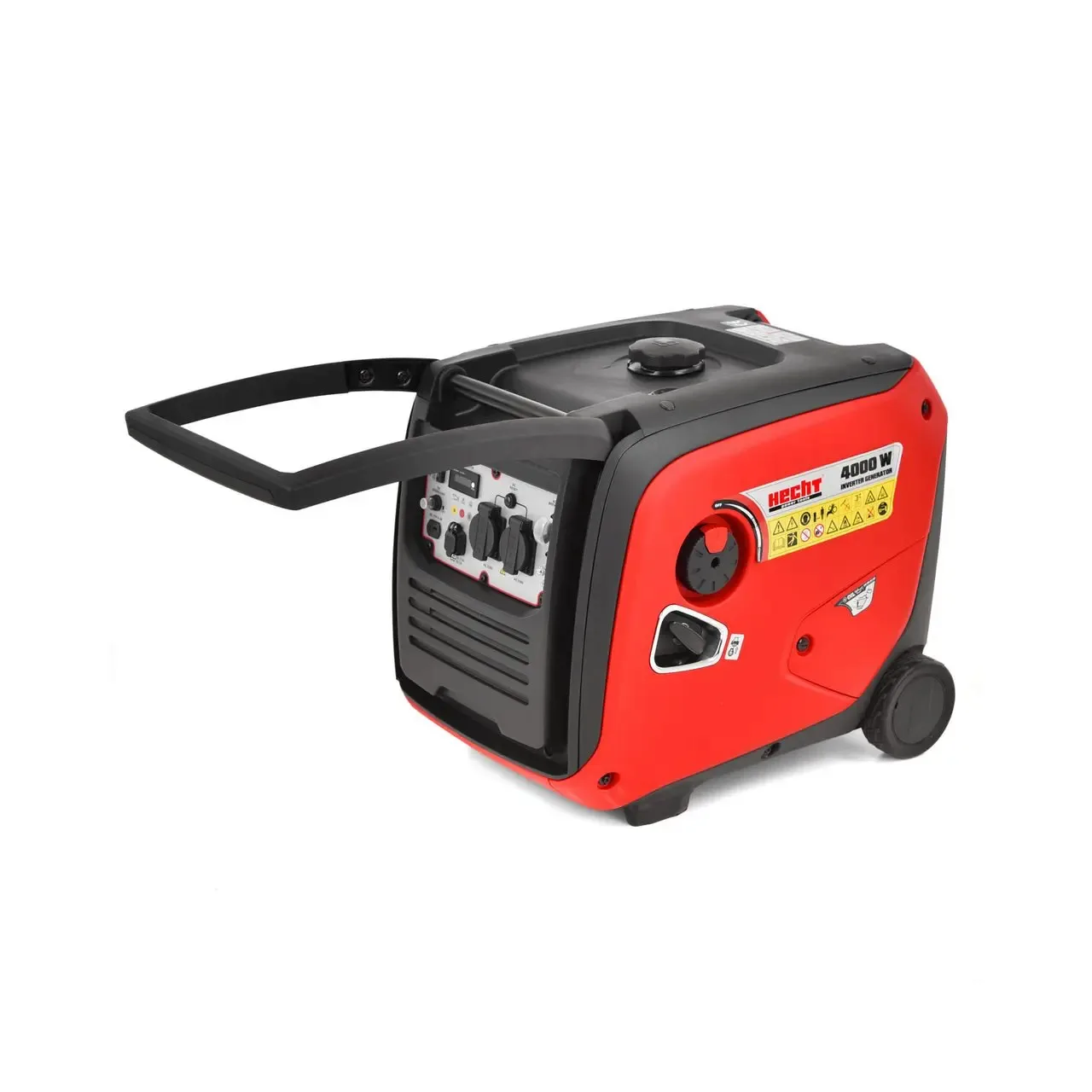 Generator invertor HECHT IG 4500, max 4 kW, motor benzina 4T, 223 CC, 2 x priza 230 V, 1 x 12 V, 2 x USB 5V 3