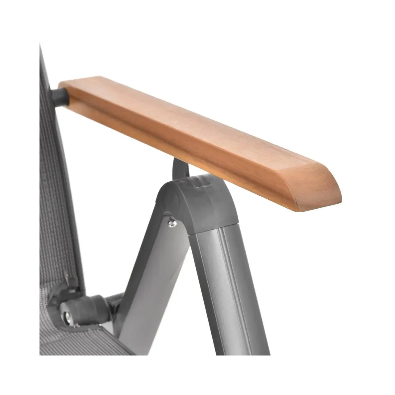 Scaun pentru gradina si terasa HECHT Montana Chair, structura din otel-aluminiu si lemn de salcam, greutate maxima suportata 120 kg, 69 x 59 x 111.5 cm 2