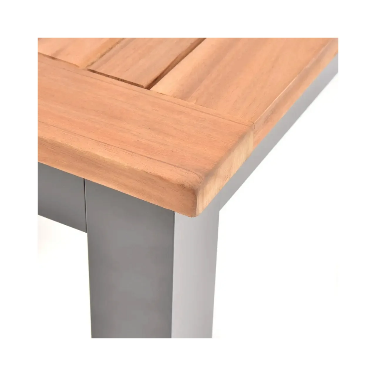 Masa pentru gradina si terasa HECHT MONTANA TABLE, blat din lemn salcam, cadru din profile aluminiu, 140/180 x 90 x 77.5 cm 1