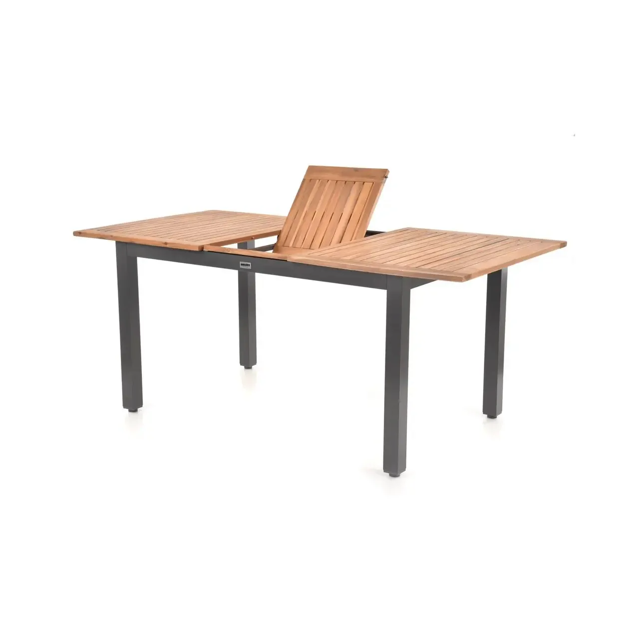 Masa pentru gradina si terasa HECHT MONTANA TABLE, blat din lemn salcam, cadru din profile aluminiu, 140/180 x 90 x 77.5 cm 2