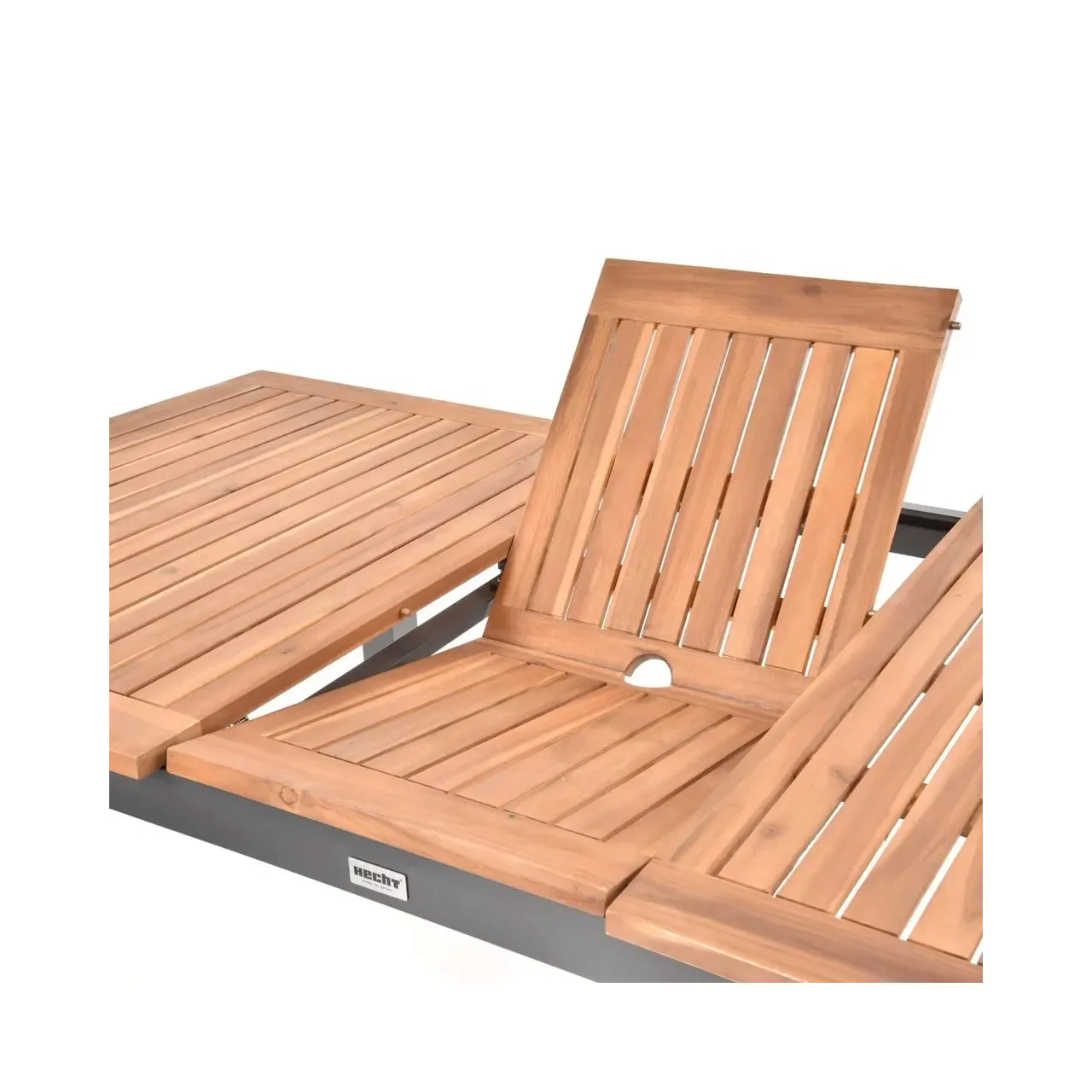 Masa pentru gradina si terasa HECHT MONTANA TABLE, blat din lemn salcam, cadru din profile aluminiu, 140/180 x 90 x 77.5 cm 3