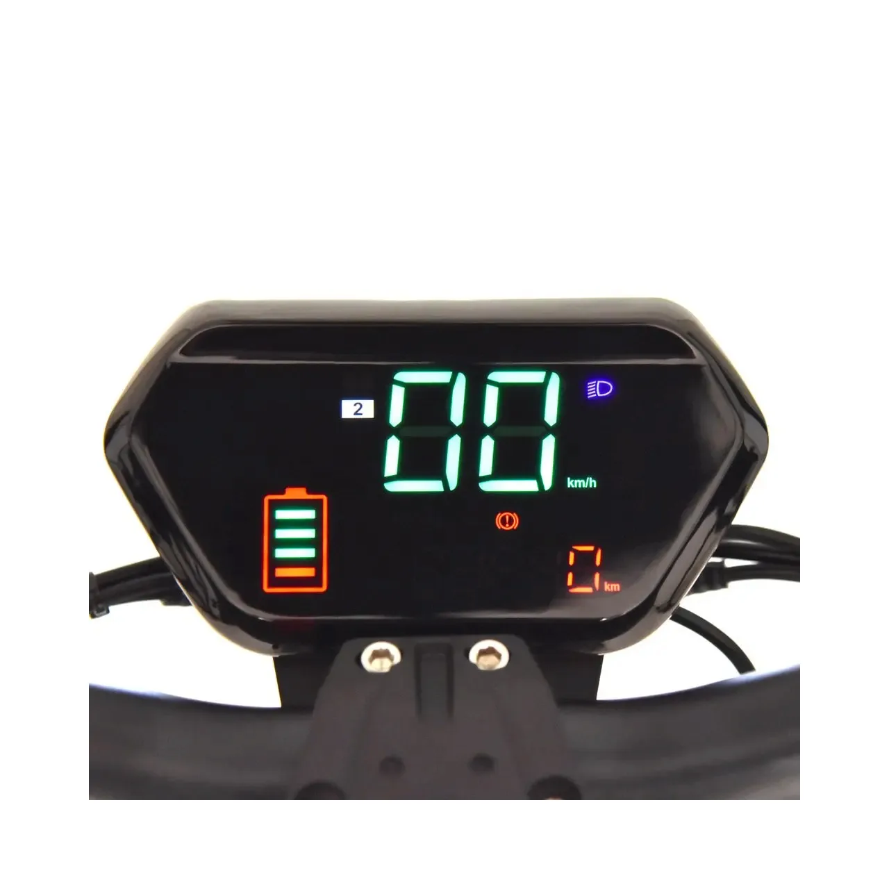 Scuter electric HECHT Terris Black, 3000 W, autonomie 50 km, viteza maxima 45 km/h, acumulator Li-Ion 60 V, 20 Ah, negru 1