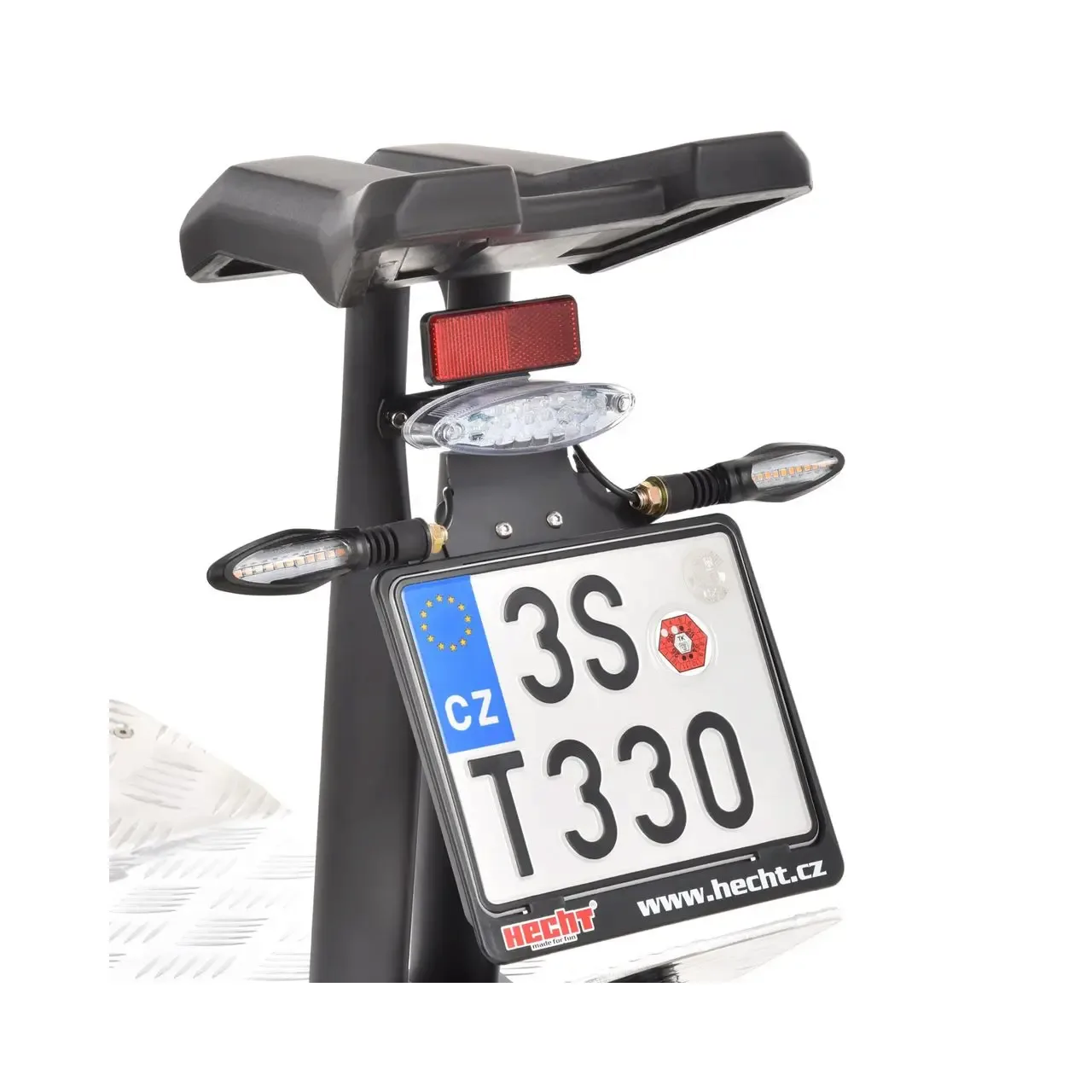 Scuter electric HECHT Terris Black, 3000 W, autonomie 50 km, viteza maxima 45 km/h, acumulator Li-Ion 60 V, 20 Ah, negru 11