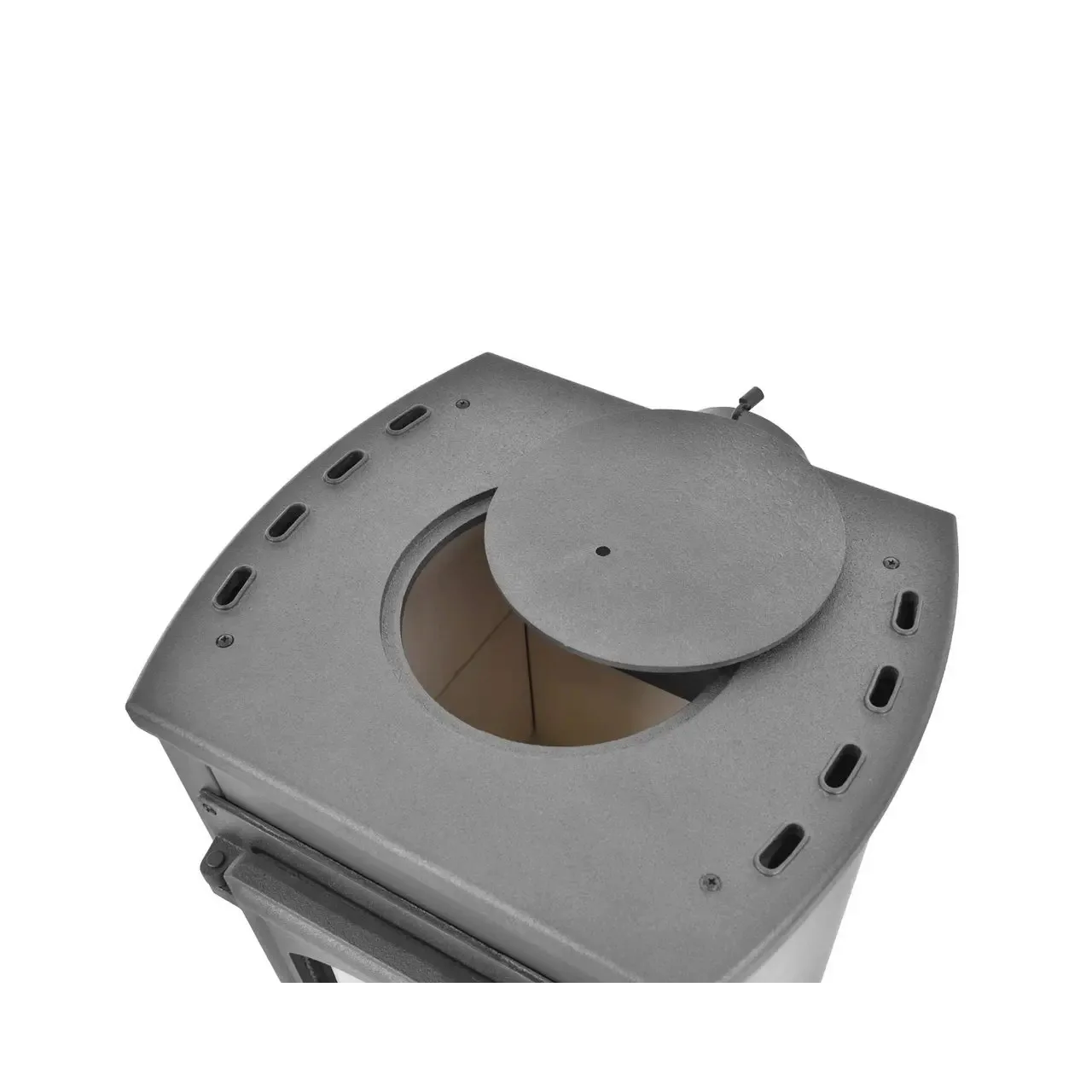 Soba pe lemne HECHT VERVIS, putere 5-7 kW, diametru evacuare 120 mm, pentru lemne si bricheti 4