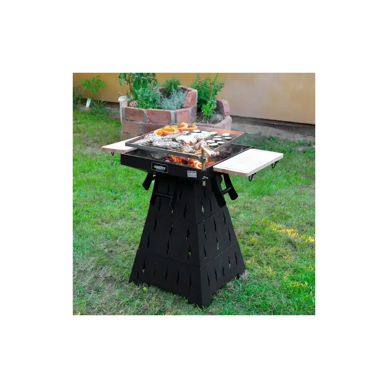 Gratar de gradina cu carbuni - HECHT VESUV 3