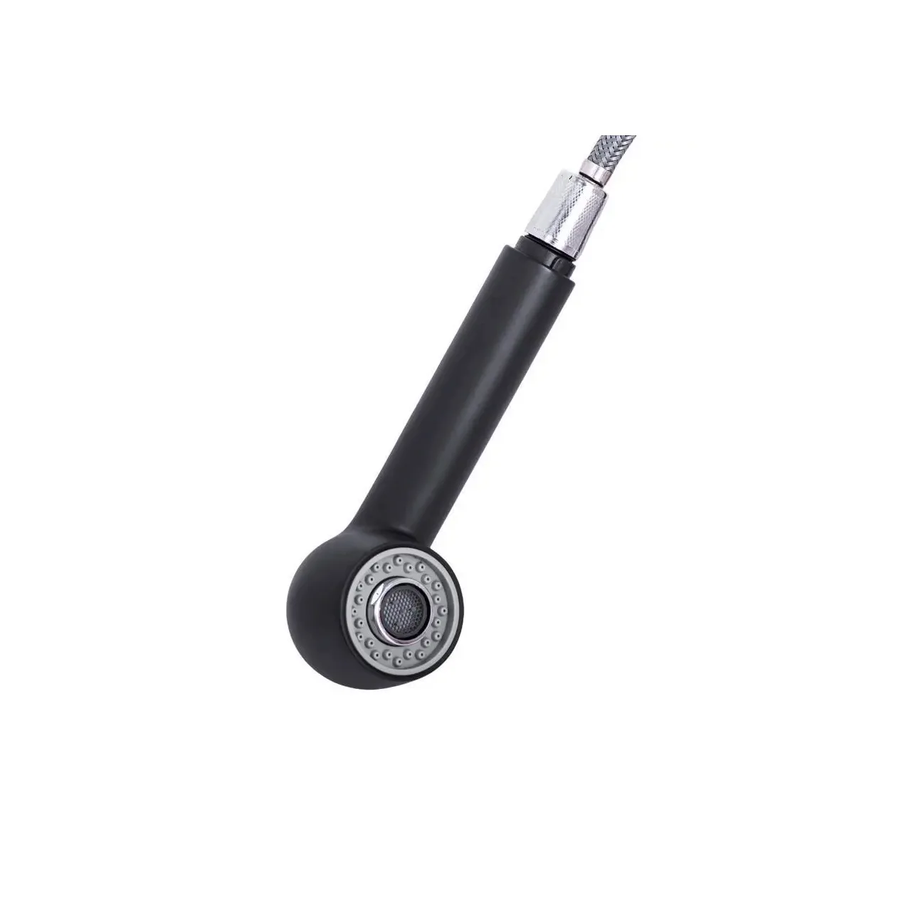 Baterie bucatarie cu dus extratabil inox SUS304 negru HS004 4
