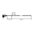 Ghirlanda DOT LED, 30 m, alb cald 1